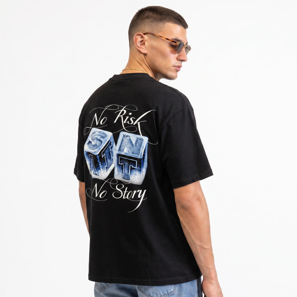 NO RISK NO STORY TEE
